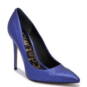 Blue/Purple Pointy Toe High Heel Pump- 7.5